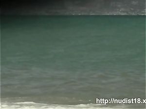 naturist beach hidden cam shoots nude honeys sunbathing