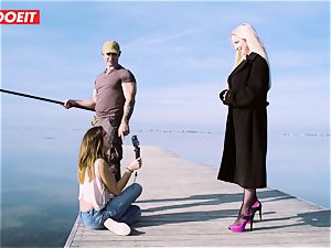 LETSDOEIT - blonde Thot boinked firm By the Beach